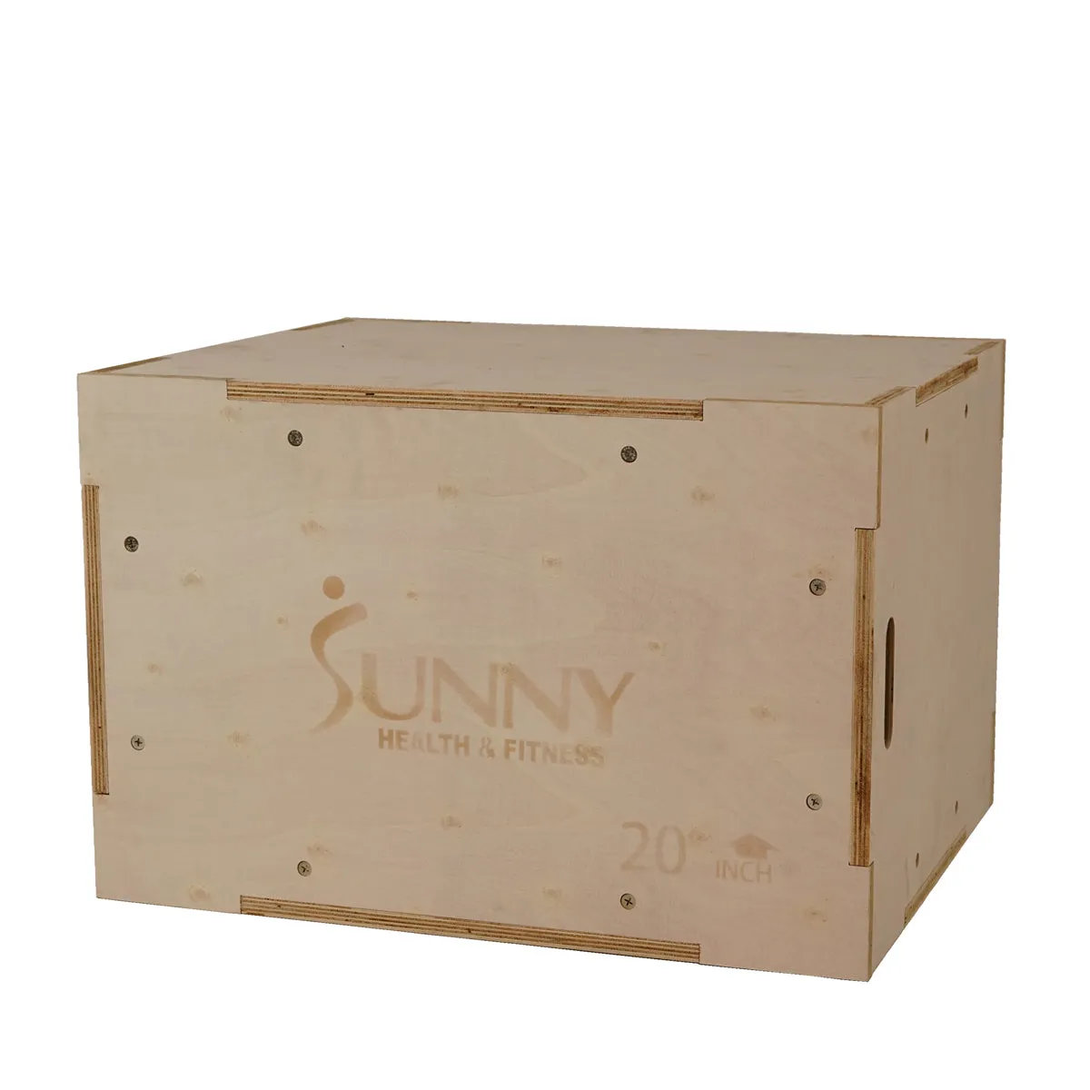 3-in-1 Wood Plyo Box, Heavy Duty with Cover