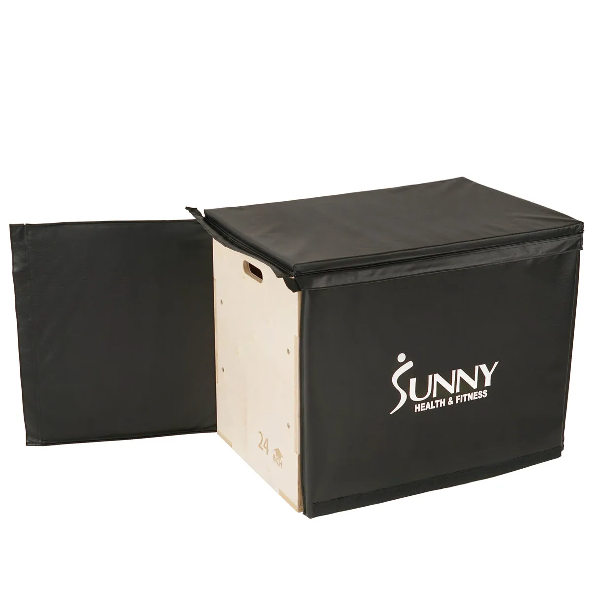 3-in-1 Wood Plyo Box, Heavy Duty with Cover