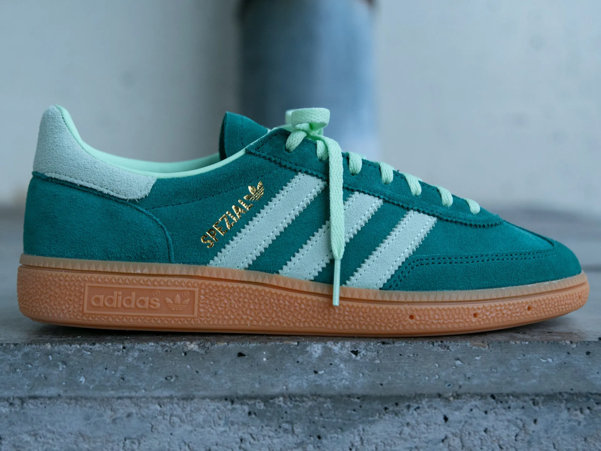 Adidas Women's Handball Spezial 'Collegiate Green/Semi Green Spark'