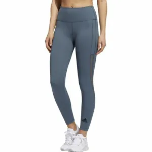 Adidas Womens Legacy Blue Heat 7/8 Training Sport Tights Leggings