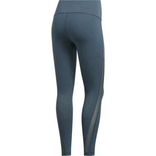 Adidas Womens Legacy Blue Heat 7/8 Training Sport Tights Leggings