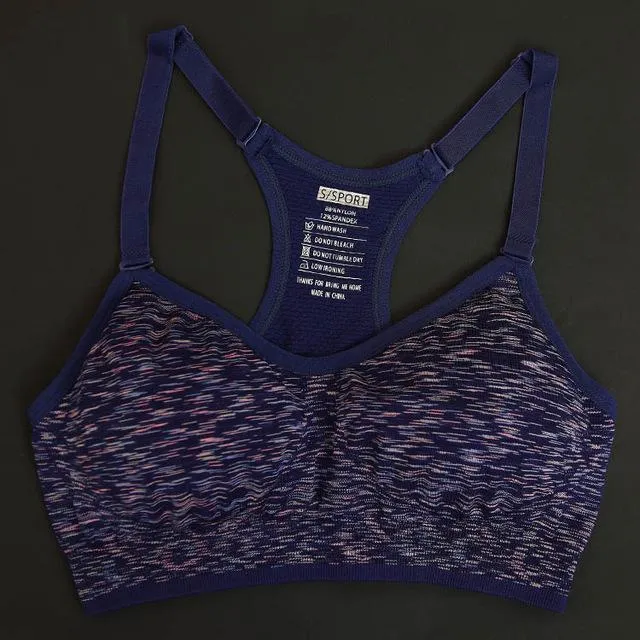 Adjustable Spaghetti Strapped Sports Bra