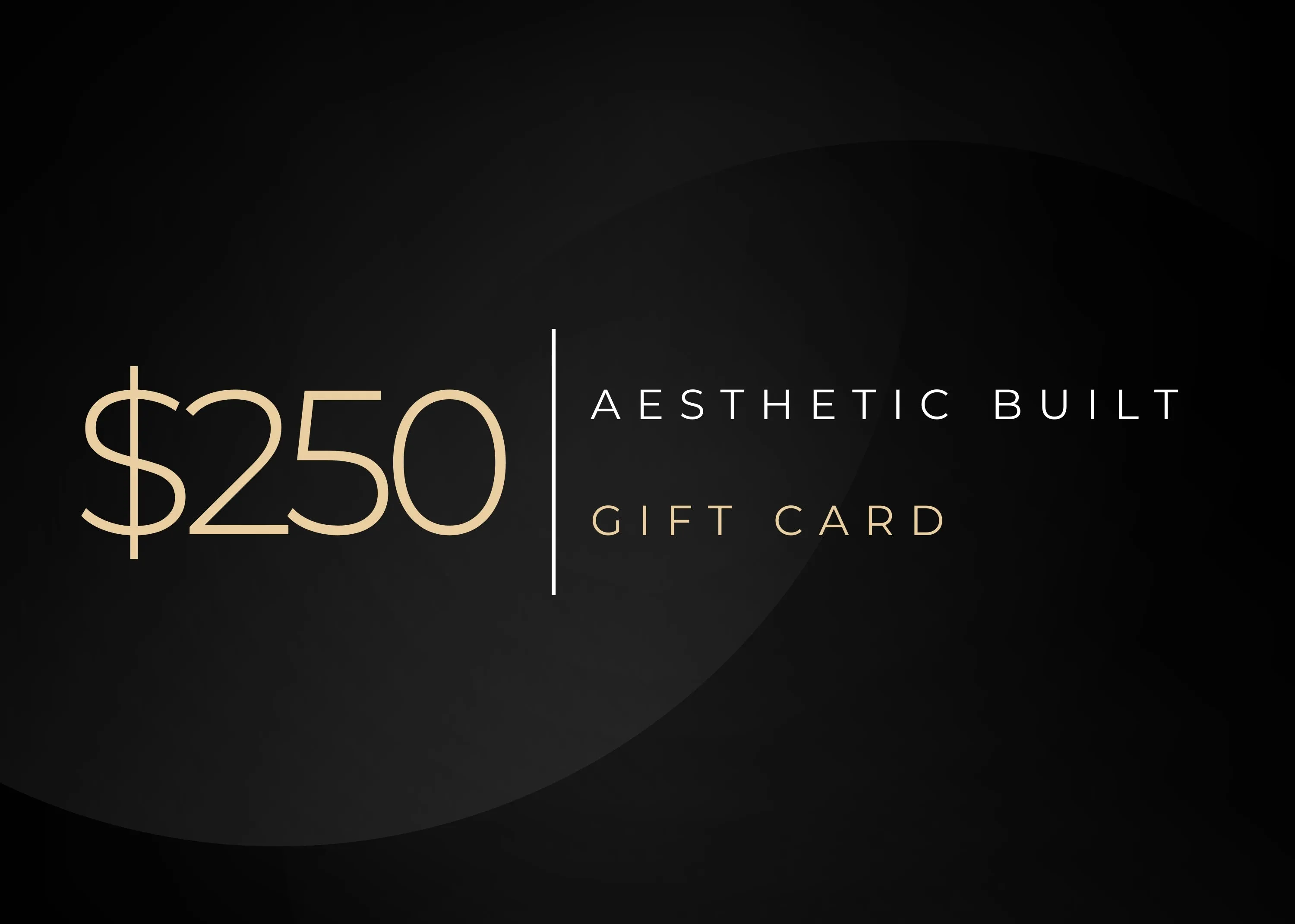 Aesthetic Built Gift Card