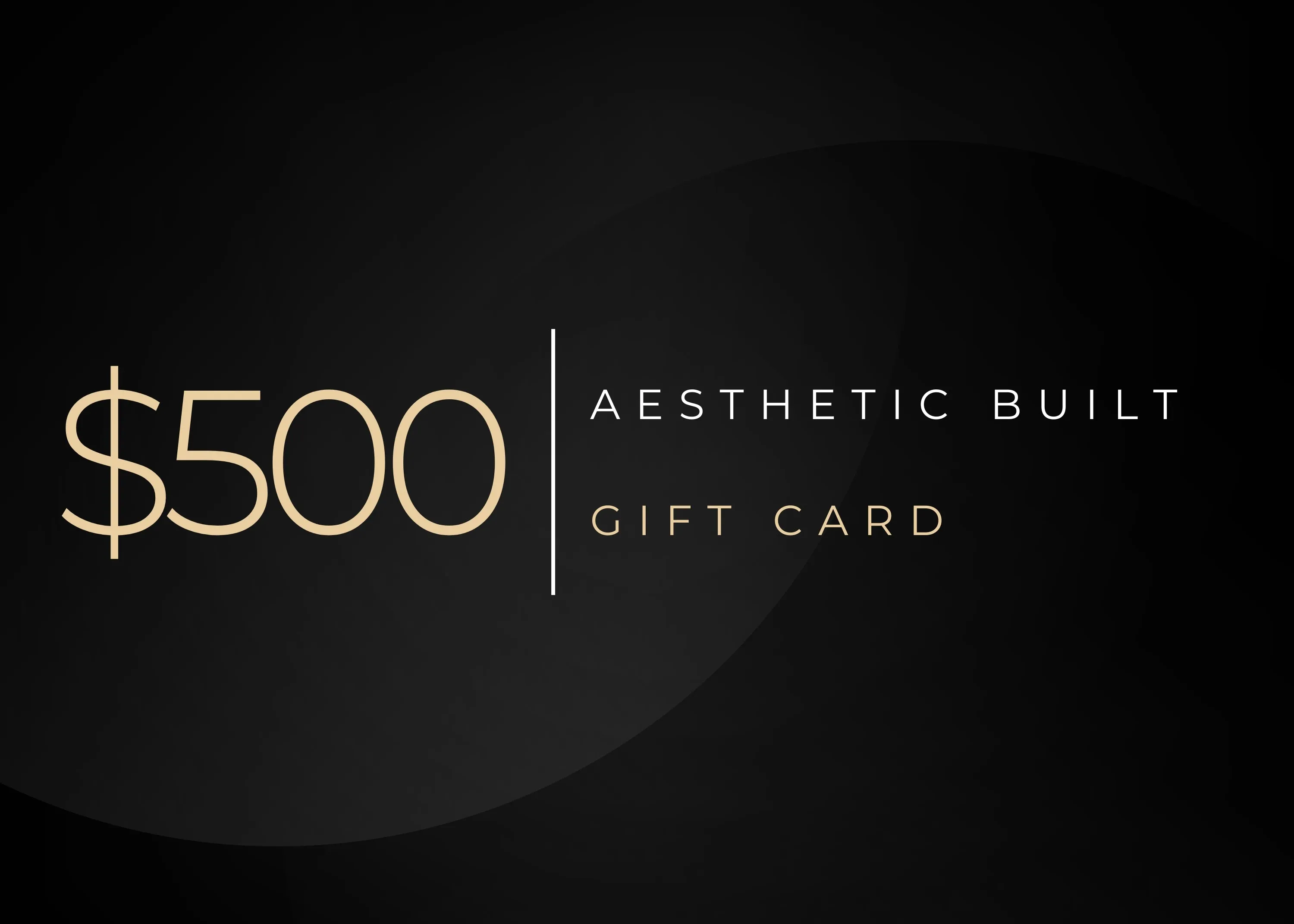 Aesthetic Built Gift Card