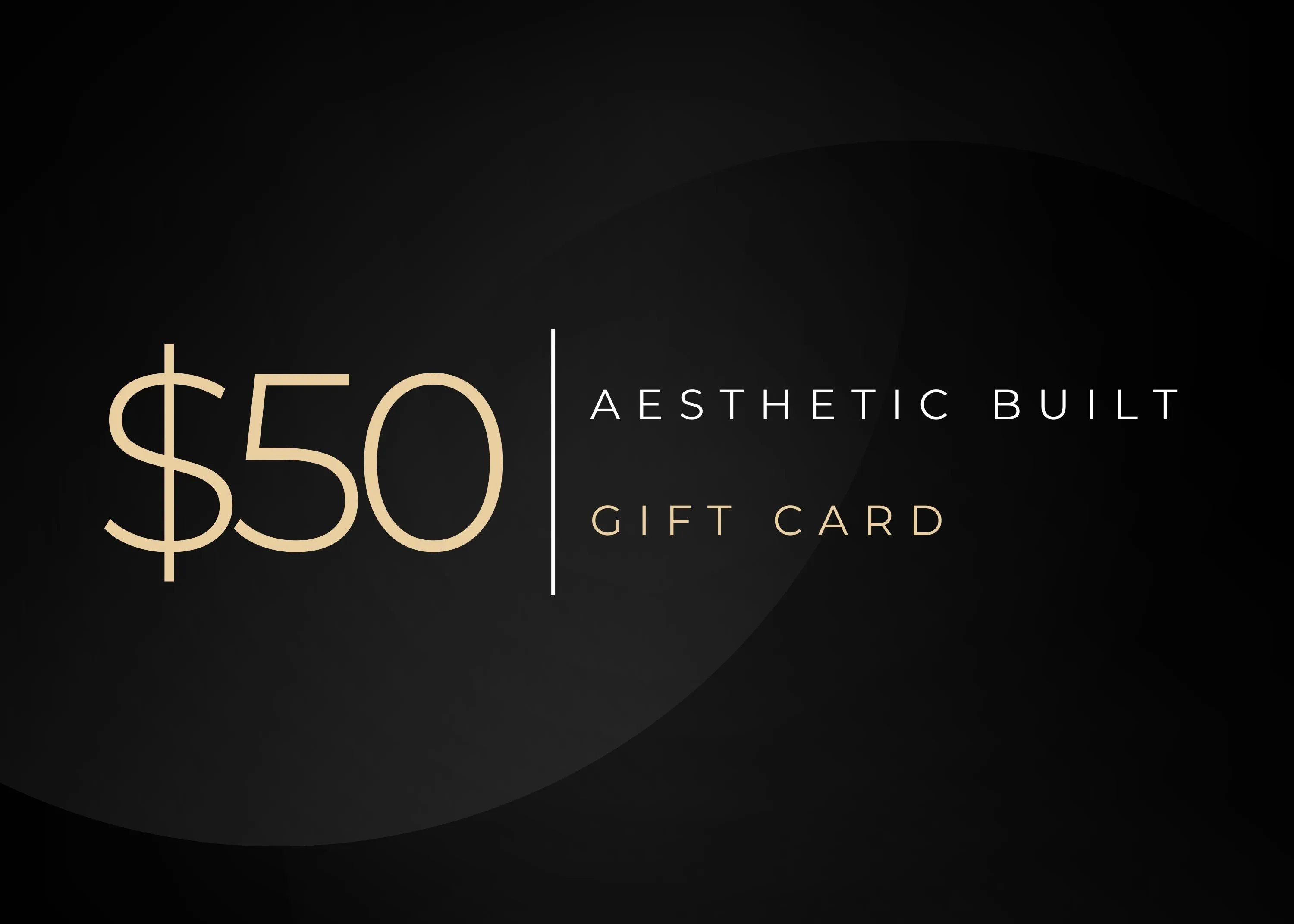 Aesthetic Built Gift Card