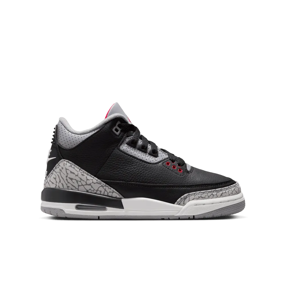 Air Jordan 3 Retro OG GS 'Black Cement'