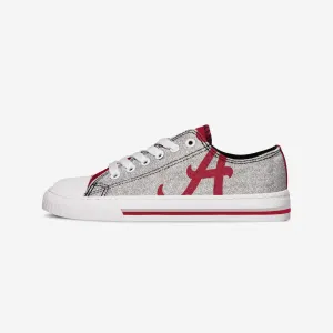 Alabama Crimson Tide Womens Glitter Low Top Canvas Shoe