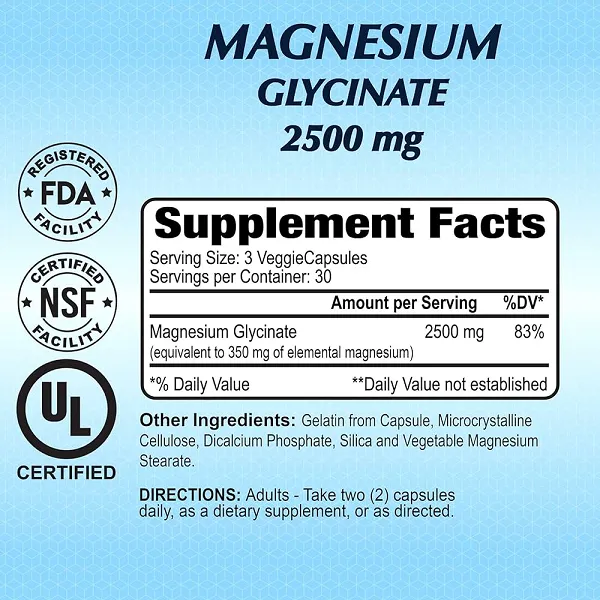 Alfa - Magnesium Glycinate 2500mg