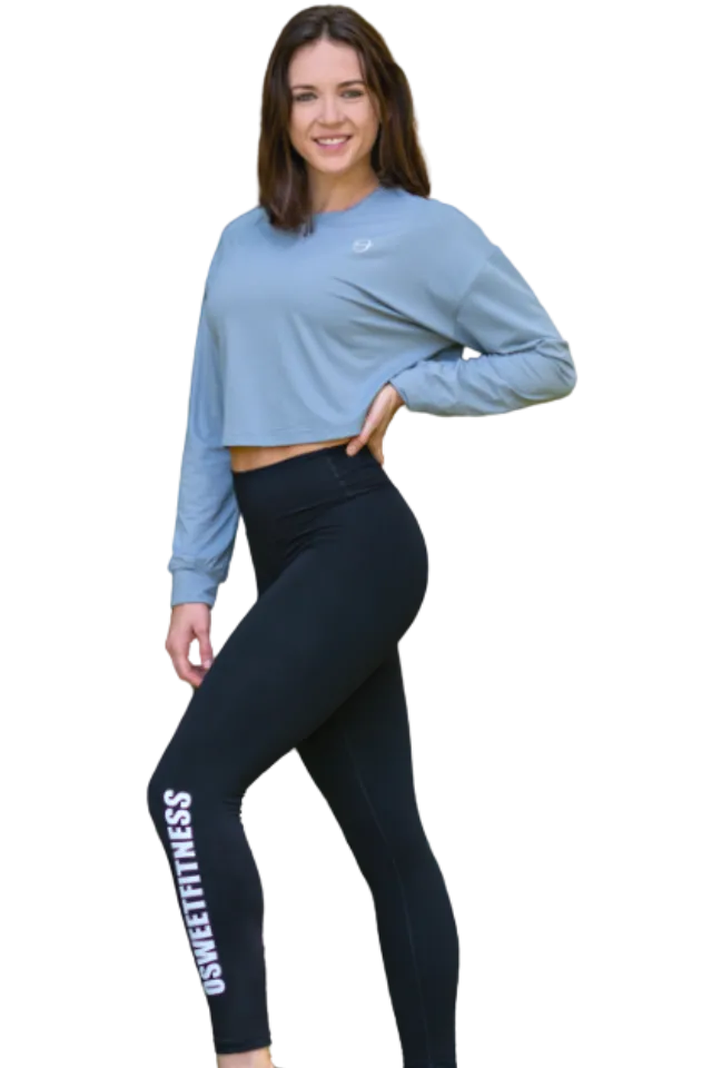 Allure Powder Blue Long Sleeve Pullover