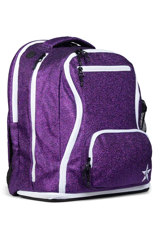 Amethyst Rebel Dream Bag Plus with White Zipper