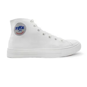 Amka Hi-Cut Canvas Shoes - White