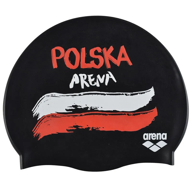 arena Flags Silicone Swim Cap