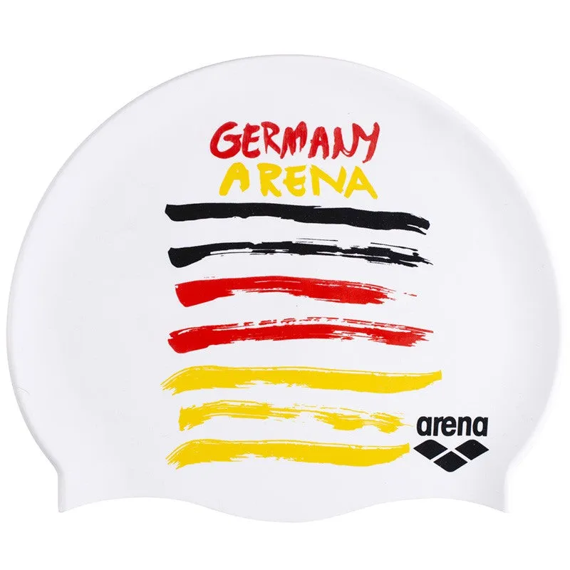 arena Flags Silicone Swim Cap