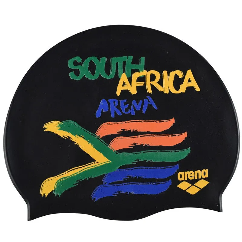 arena Flags Silicone Swim Cap