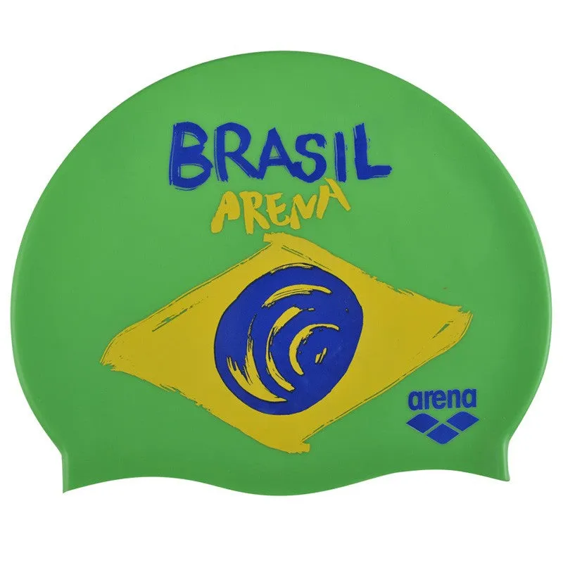 arena Flags Silicone Swim Cap