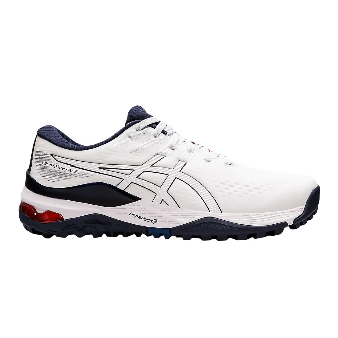 Asics Gel-Kayano Ace White Mens Spikeless Golf Shoes