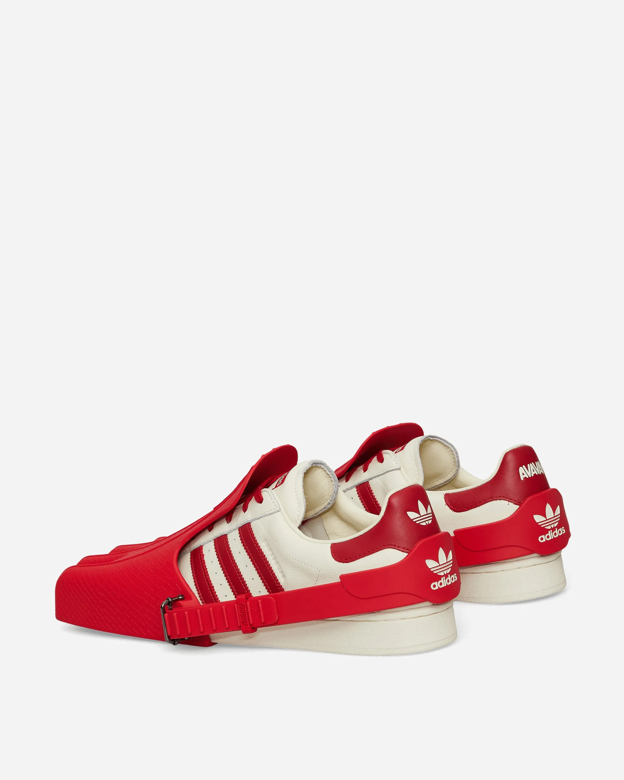 Avavav Superfinger Superstar Sneakers Better Scarlet / Cream White