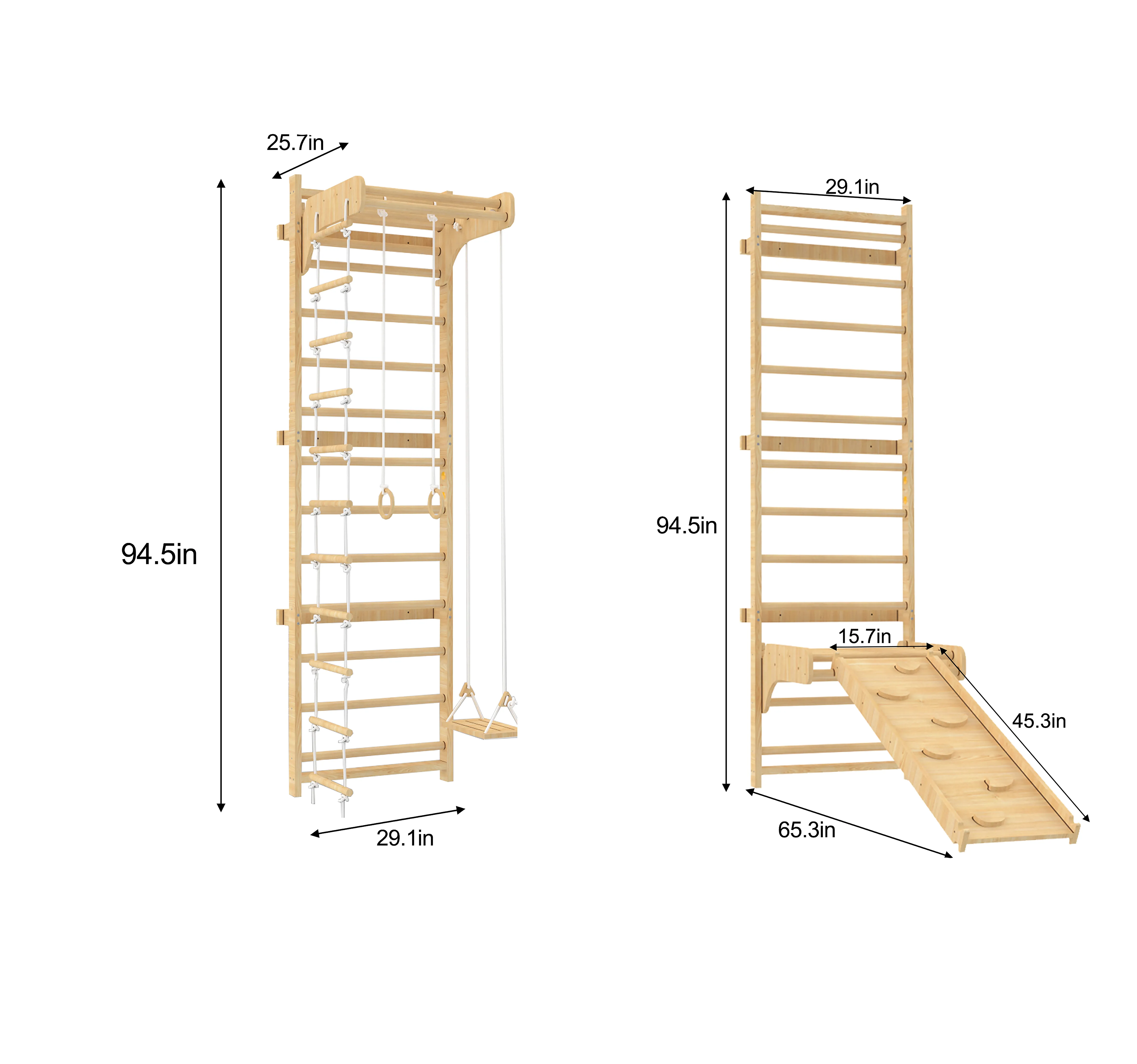 Avenlur Betula Swedish Wall Ladder and Climber