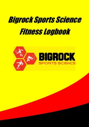 Bigrock Sports Science Fitness Logbook