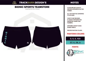 Bionic-Sports- Mens Split Track Short