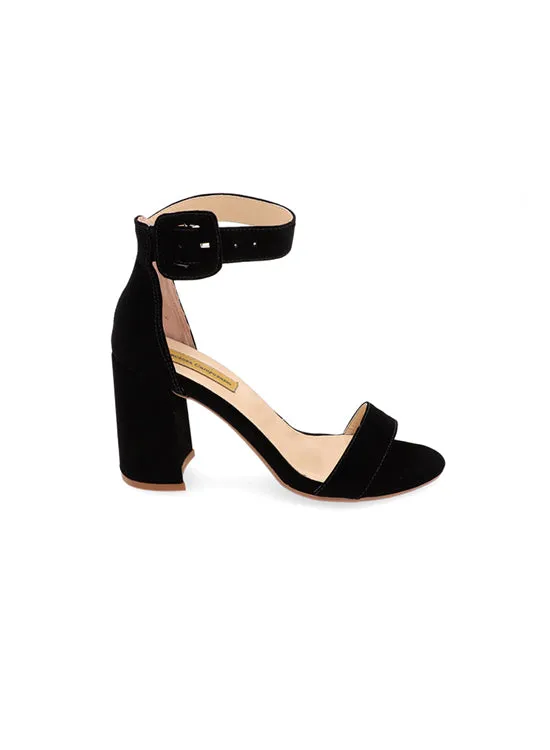 Black Naia High Heels Sandals for Woman