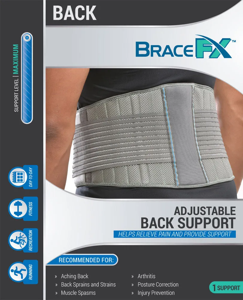 BraceFX Adjustable Back Support | Protection & Support for the Back