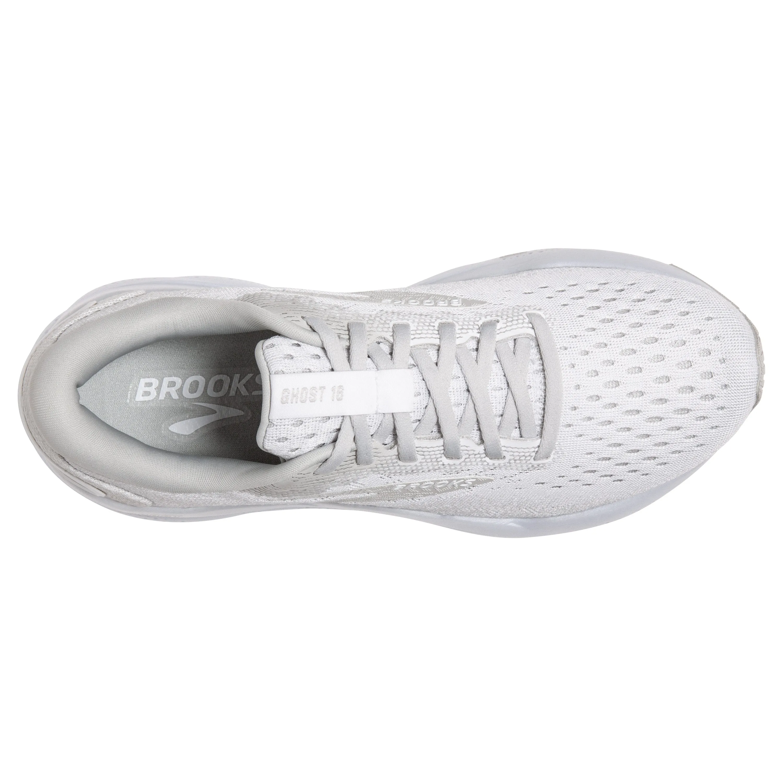 'Brooks' Women's Ghost 16 - White / White / Grey