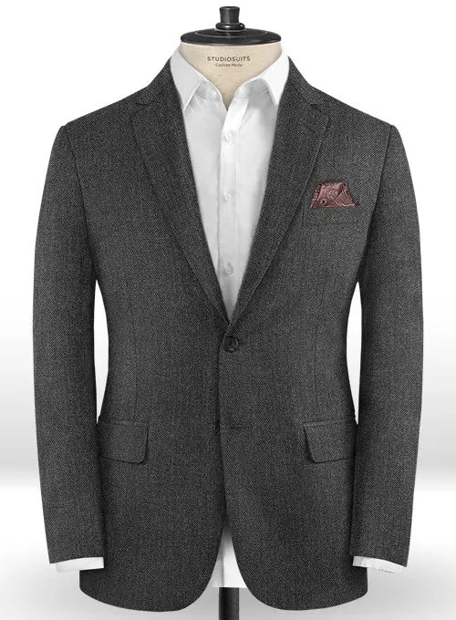 Caccioppoli Dapper Dandy Dino Gray Wool Jacket