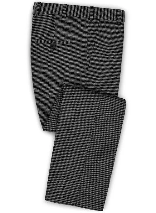 Caccioppoli Dapper Dandy Muiz Birdseye Gray Wool Suit