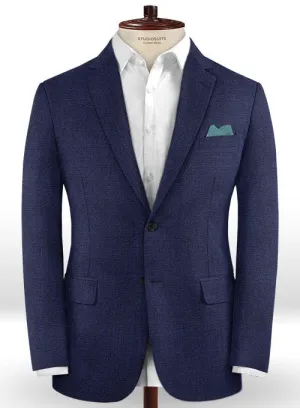 Caccioppoli Dapper Dandy Olierr Blue Wool Jacket