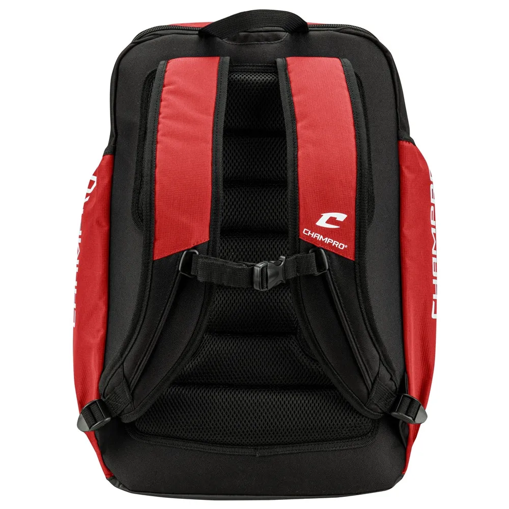 Champro Siege Multi-Sport Backpack 18" x 12" x 8"