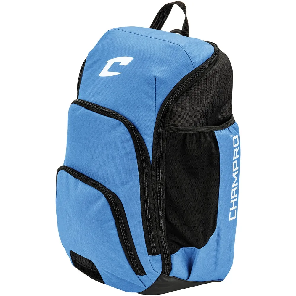 Champro Siege Multi-Sport Backpack 18" x 12" x 8"