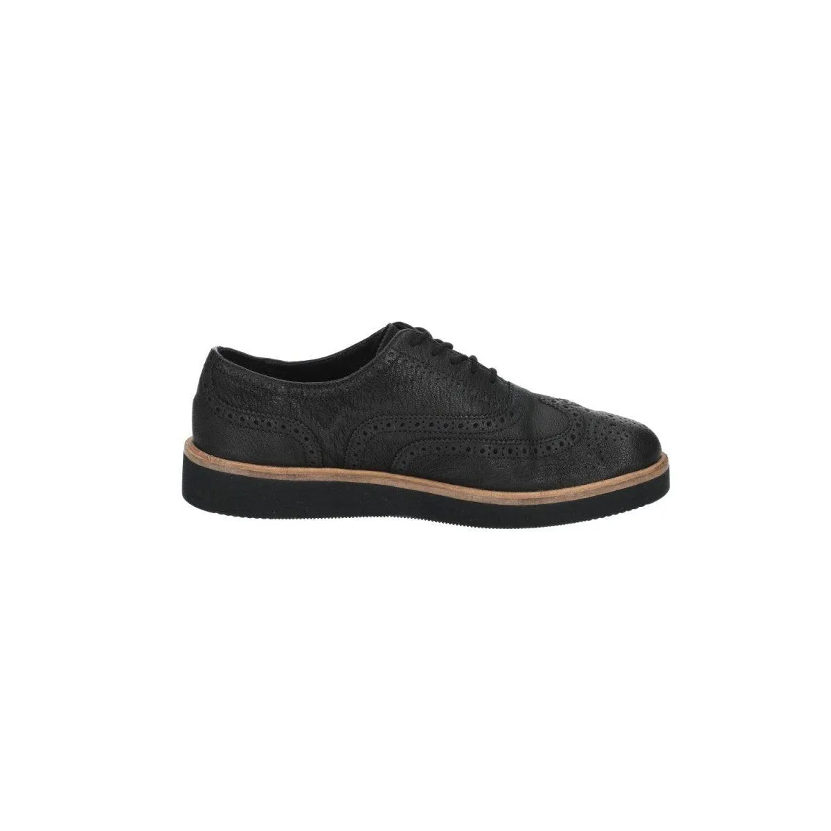 Clarks Baille Brogues Lace Ups Leather Black Colour For Women