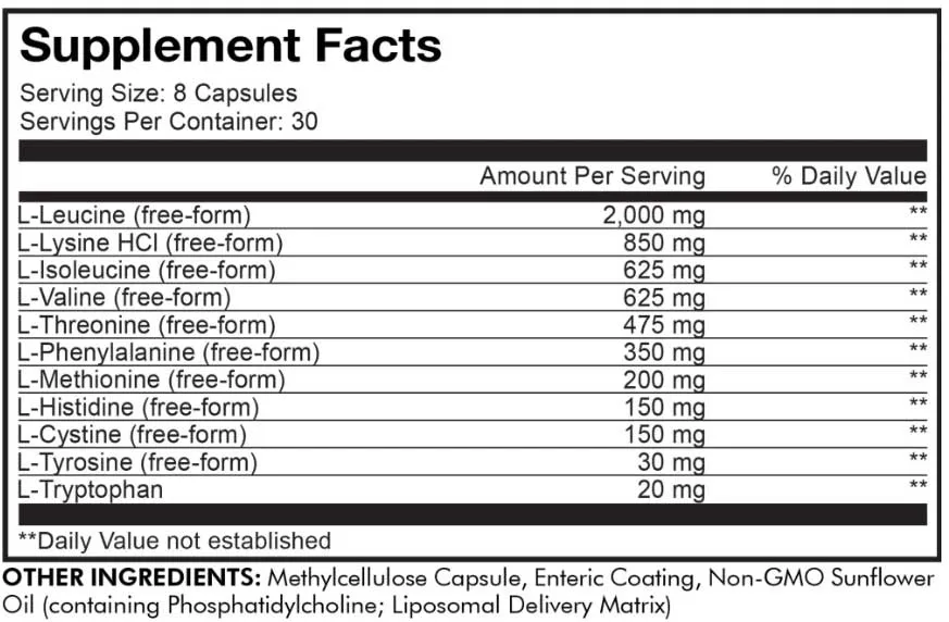 Codeage Liposomal Multi Amino 