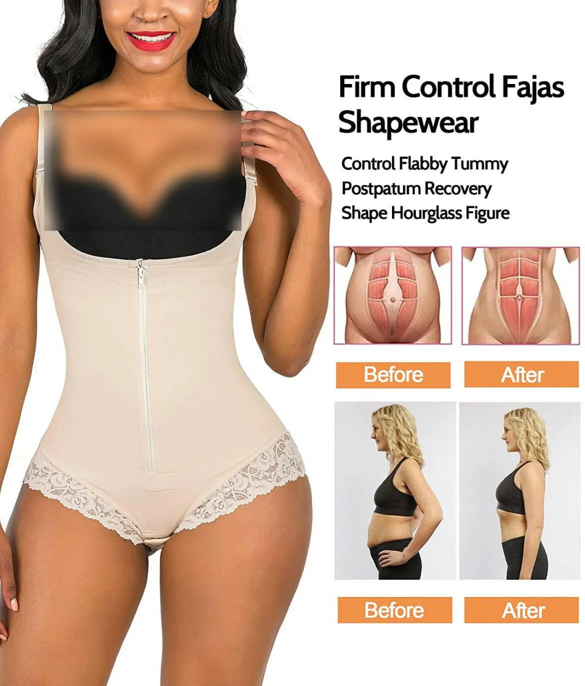 Colombian Body Shaper X for Women Tummy Control