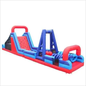 Course Aerial Obstacle Fitness Assault For Adults Party Warrior Water Bouncy Castle Outdoor Near Me