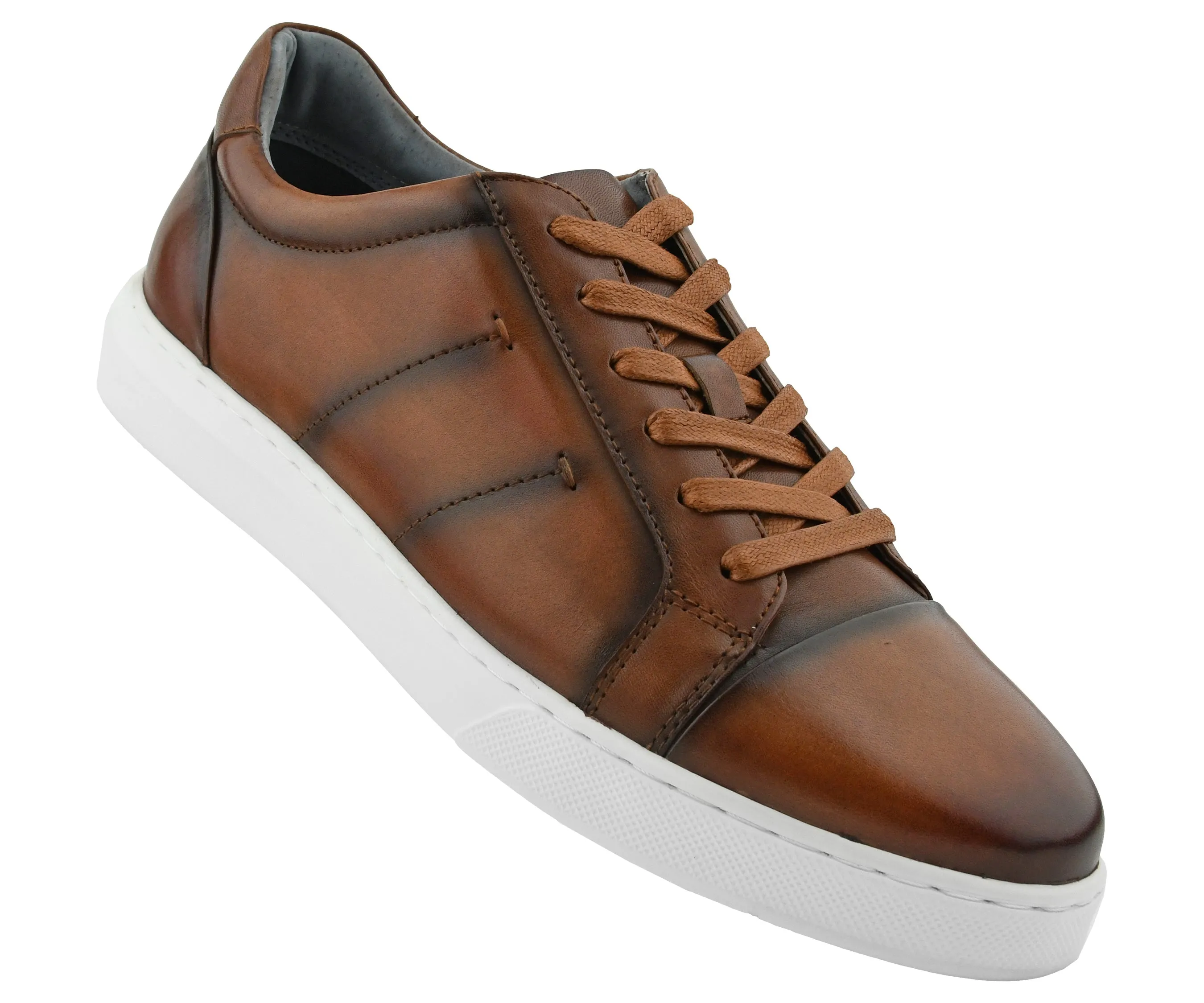 Cowboy Brown Leather Sneaker