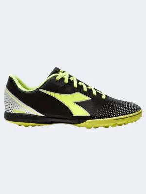 Diadora Pichichi 7 Men Football Shoes Black/Yellow/Silver