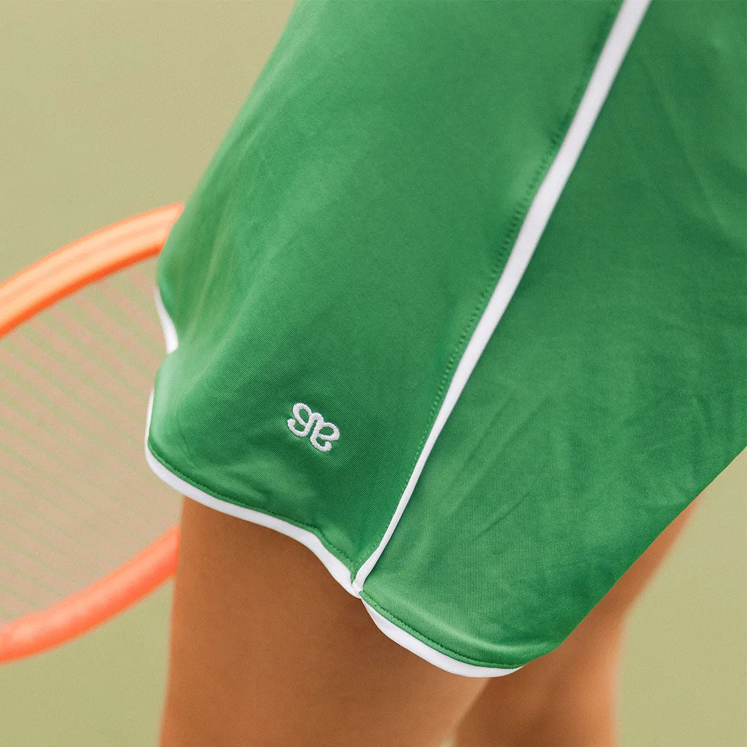 Doubles Tennis Dress, Court Green