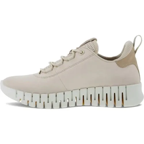 ECCO Women's Gruuv Sneaker - Limestone/Powder