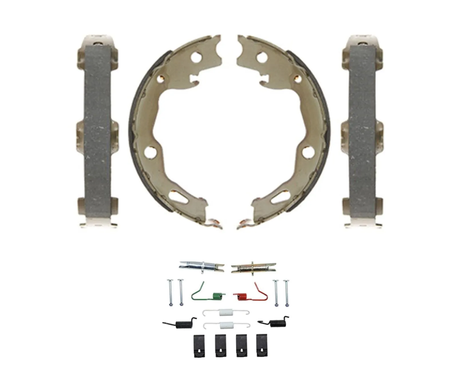 Emergency Parking Brake Shoes & Springs Kit Fits For 14-19 Nissan Rouge