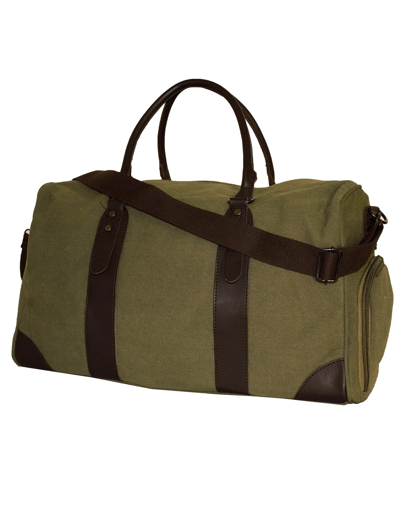 Fino SK-3070 Cotton Canvas Duffel Bag for Overnight & Weekend Luggage