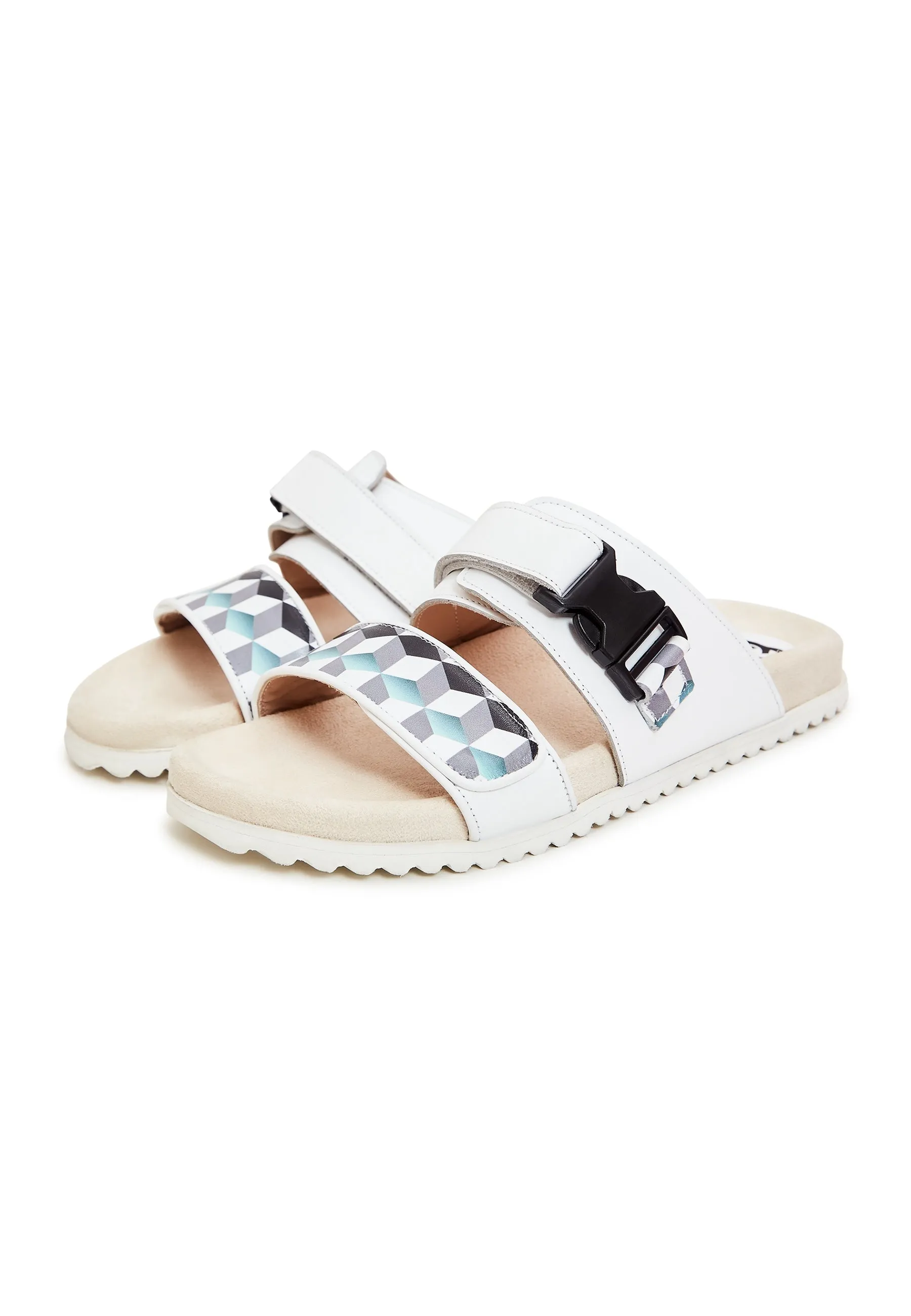 Flat Sole Mules Meredith - White