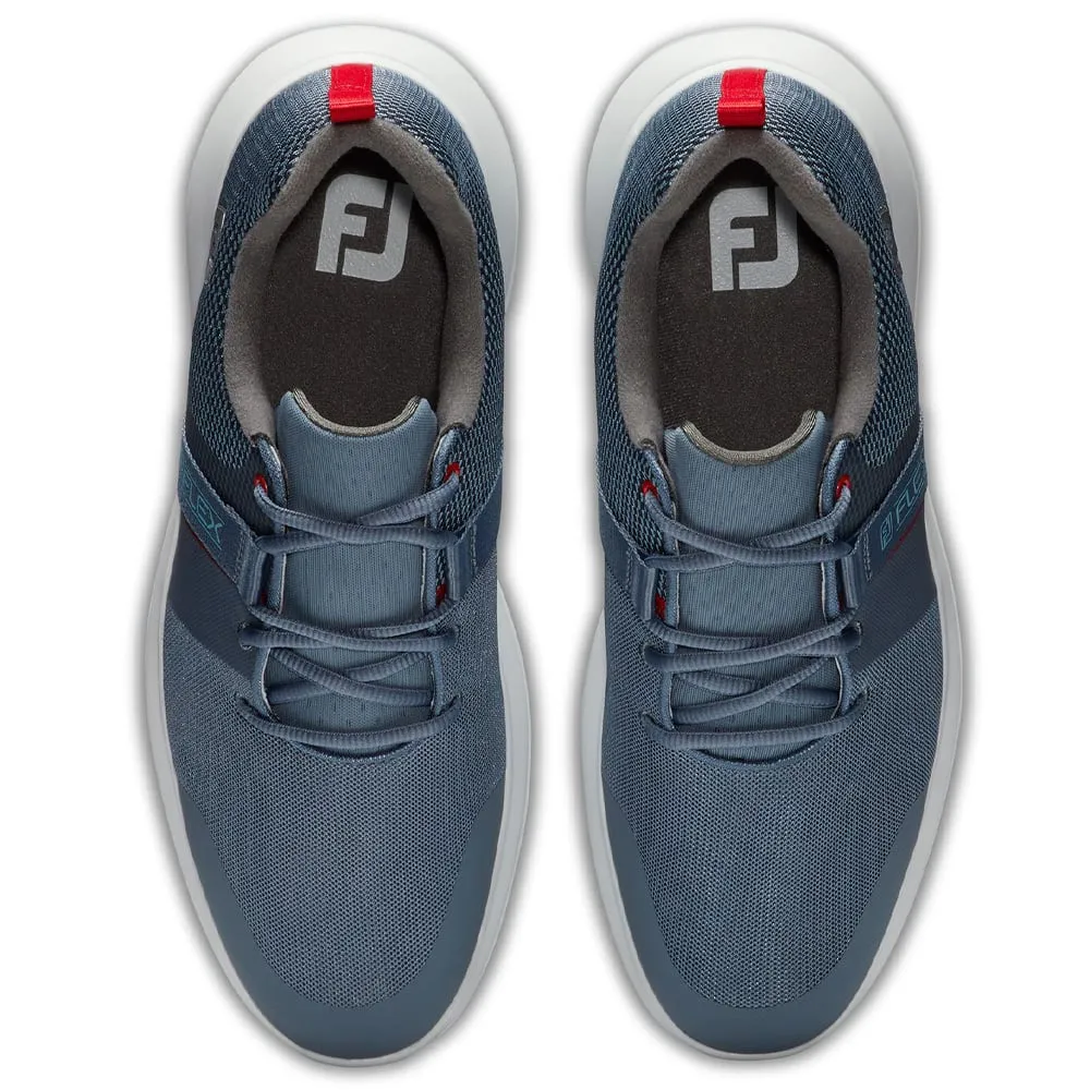 FootJoy Flex Spikeless Shoe - Steel/Blue