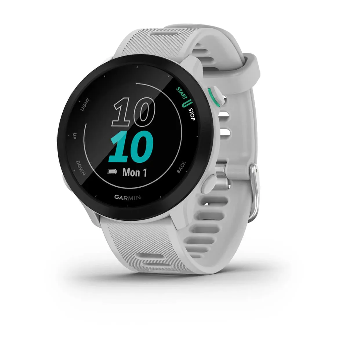 Garmin Forerunner® 55 Smartwatch, Whitestone