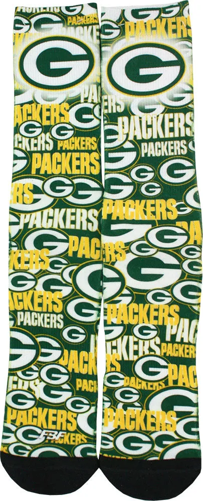 Green Bay Packers Montage Promo Socks