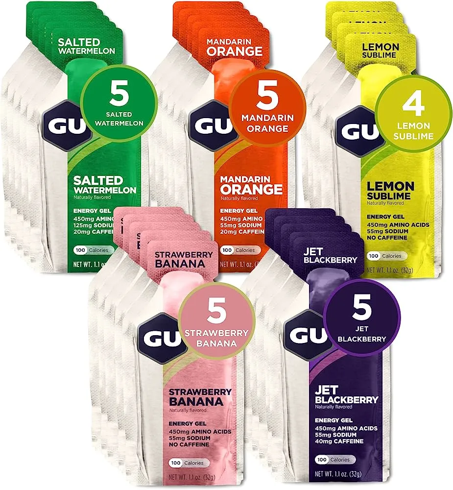 GU Original Sports Nutrition Energy Gels - 24 Pack