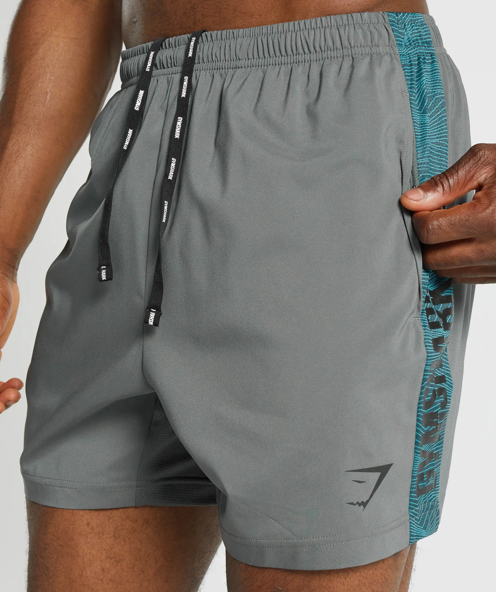 Gymshark Graphic Sport Shorts - Grey