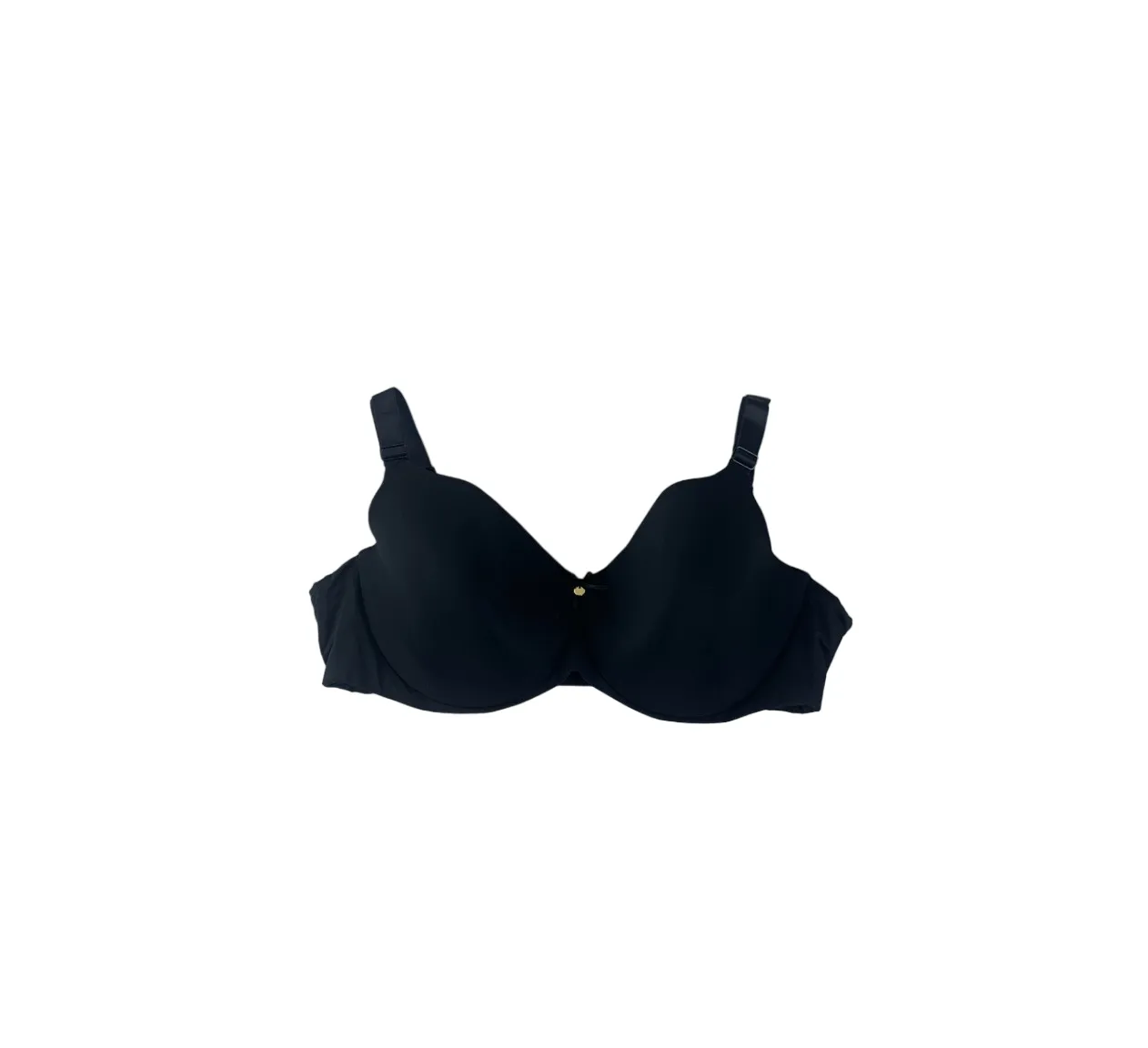 Hestia Womens Smoothing Contour T-Shirt Black Bra