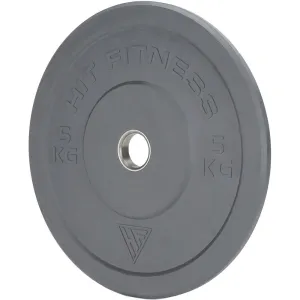 Hit Fitness 5kg Commercial Coloured Rubber Bumper Plate